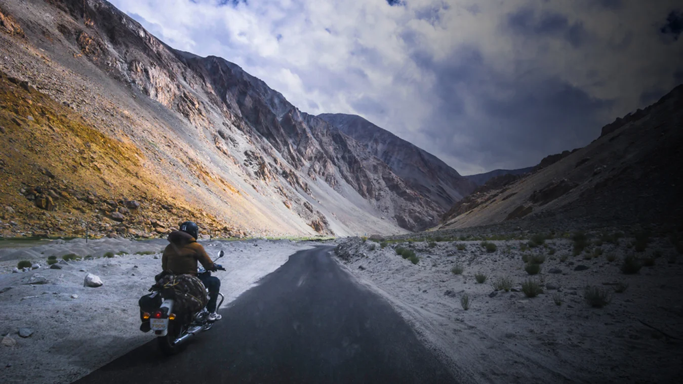 Bike in Kashmir